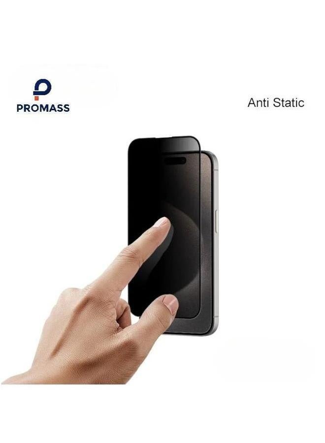 PROMASS HD Ceramic Screen Protector Anti-Spy for iPhone 15 Pro Max, to Protect Privacy from Promass, maximum protection for the screen from scratches and breakage - Image 4