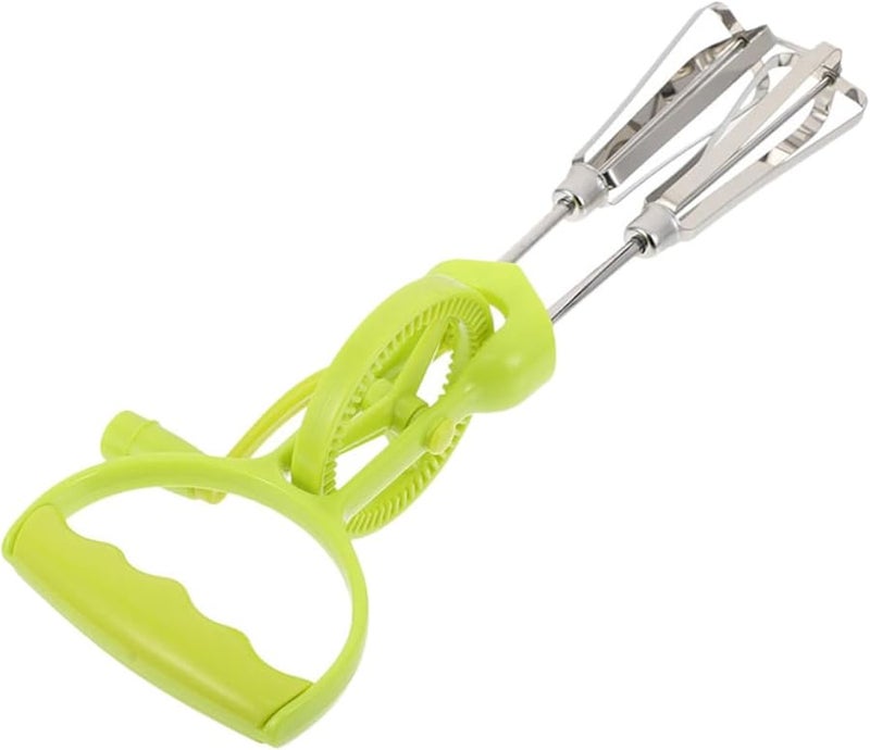 Stainless Steel Hand Crank Manual Mixer Efficient Egg Beater For Baking Dough Kitchen Tool - Image 2