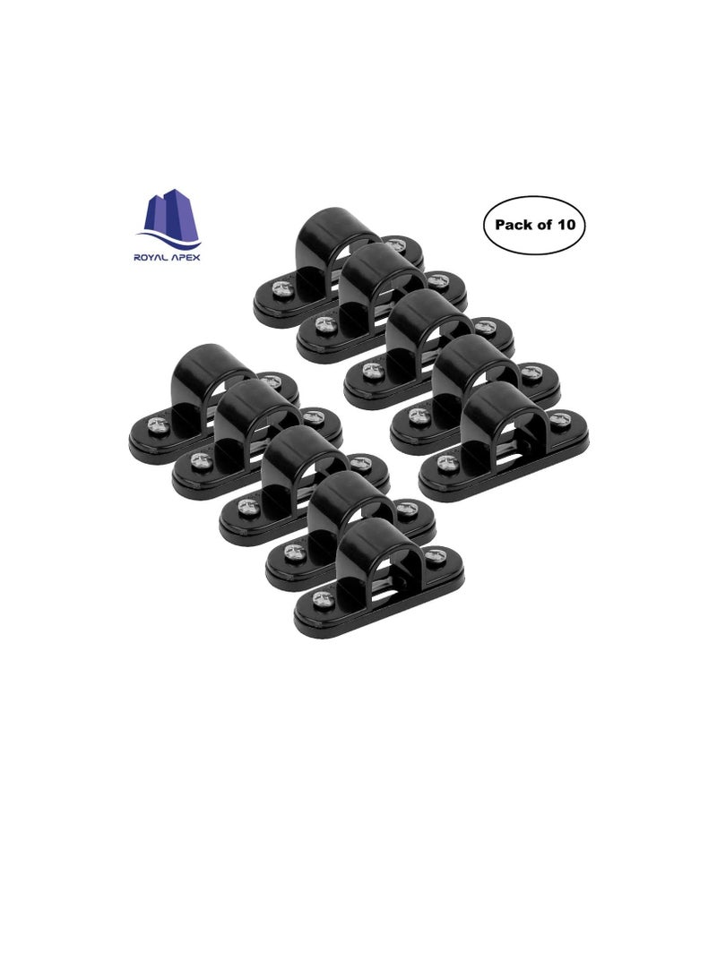PVC Electrical Conduit Pipe & Fittings for Indoor and Outdoor Electrical Wiring and Cabling (Pack of 10) (20mm, Saddle)  - Image 3