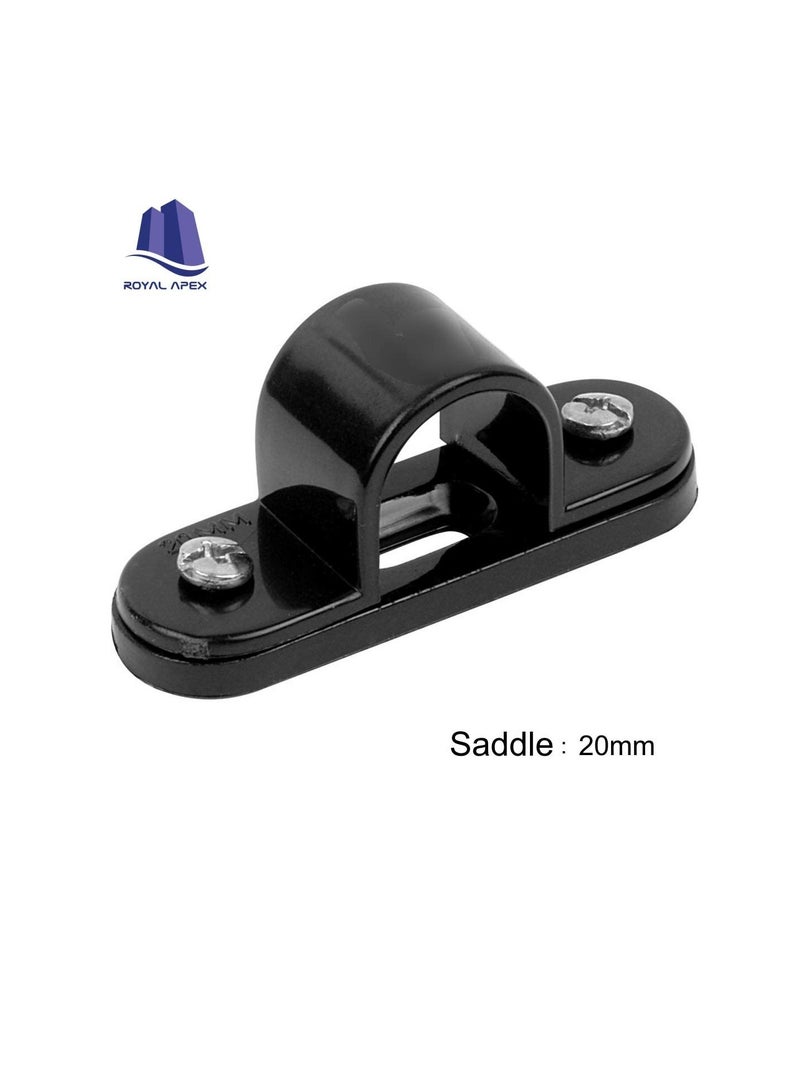 PVC Electrical Conduit Pipe & Fittings for Indoor and Outdoor Electrical Wiring and Cabling (Pack of 10) (20mm, Saddle)  - Image 2