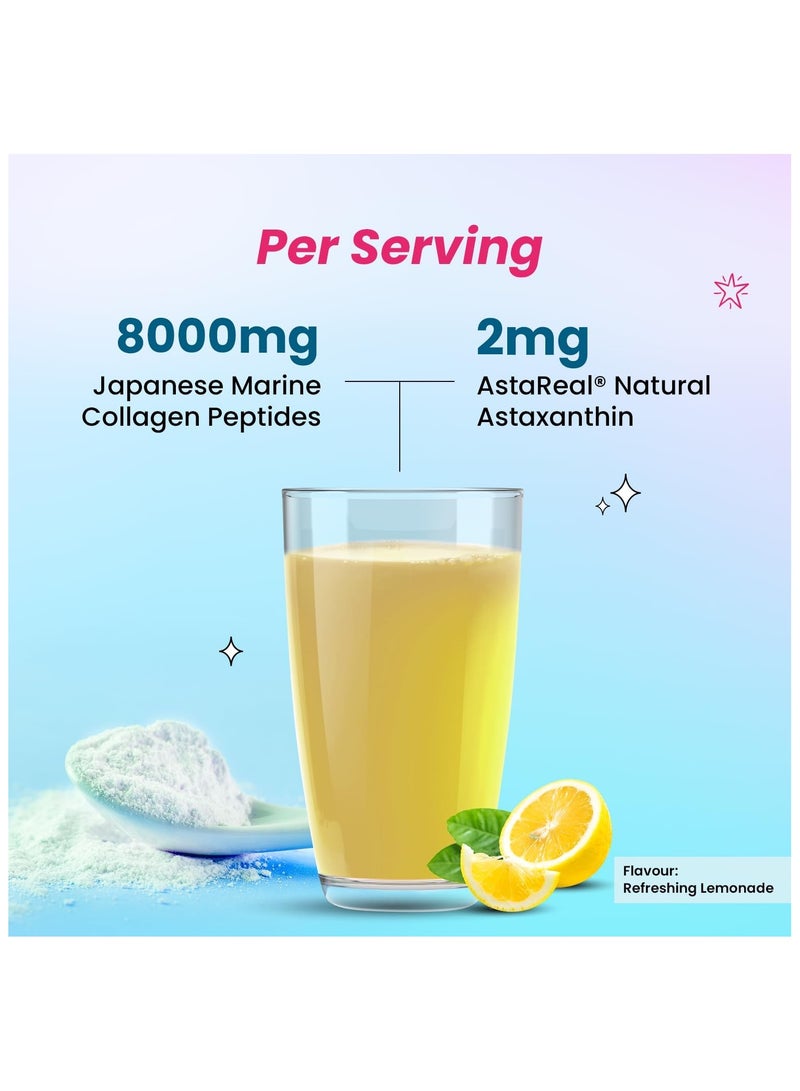 CHICNUTRIX Mighty Collagen With 8g Japanese Marine Collagen Peptides + 2mg Astaxanthin - Image 3