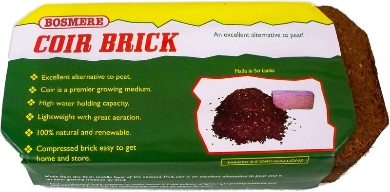 Bosmere Bosmere F486 Compressed Coco Coir Bricks 1 Pound Bricks Pack of 4  EcoFriendly Soil Conditioner and Potting Mix Additive 