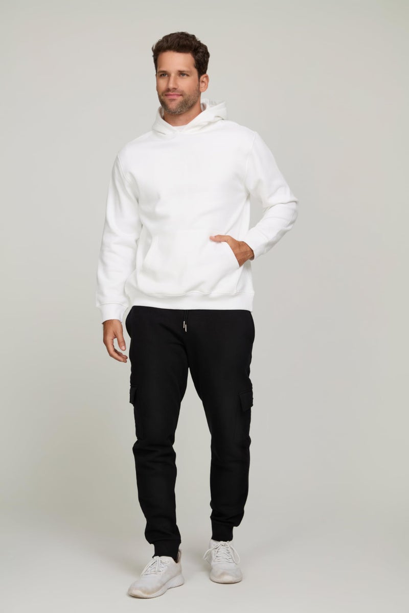 PURE CHAMP Mens 3 Pack Fleece Cargo Pants Active Athletic Mens Sweatpants Workout Jogger Drawstring Size S-3XL (SET4 Size Small) - Image 3