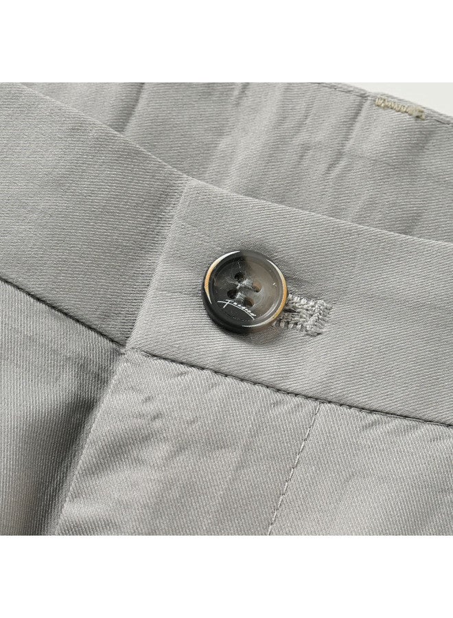 Fomoce new Autumn Men's Casual Pants - Wrinkle-resistant Solid Color Versatile Straight-fit Trousers - Image 5