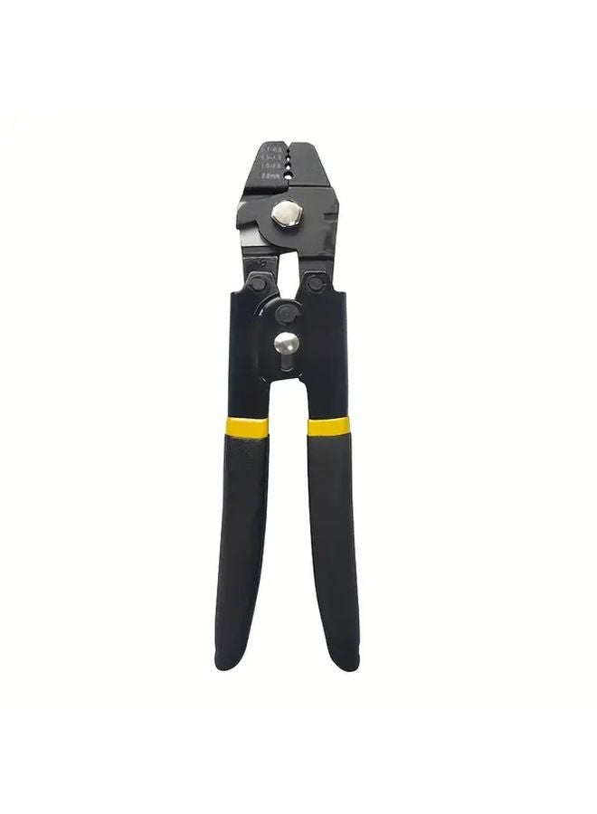 1PC Black And Yellow Multi Function Wire Crimping Pliers Manual Tool - Image 1