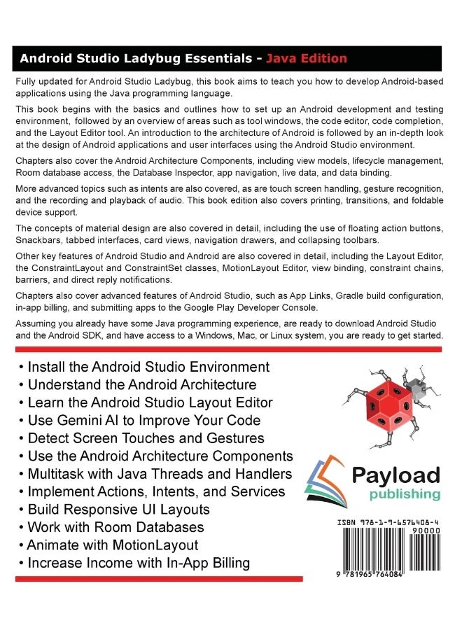 Android Studio Ladybug Essentials - Java Edition: Developing Android Apps Using Android Studio Ladybug and Java  - Image 2