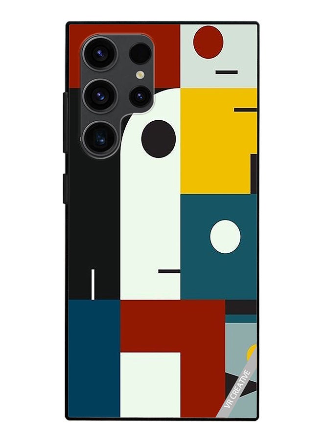 VR CREATIVE Protective Case Cover For Samsung Galaxy S23 Ultra 5G Bauhaus Age Design Multicolour - Image 1