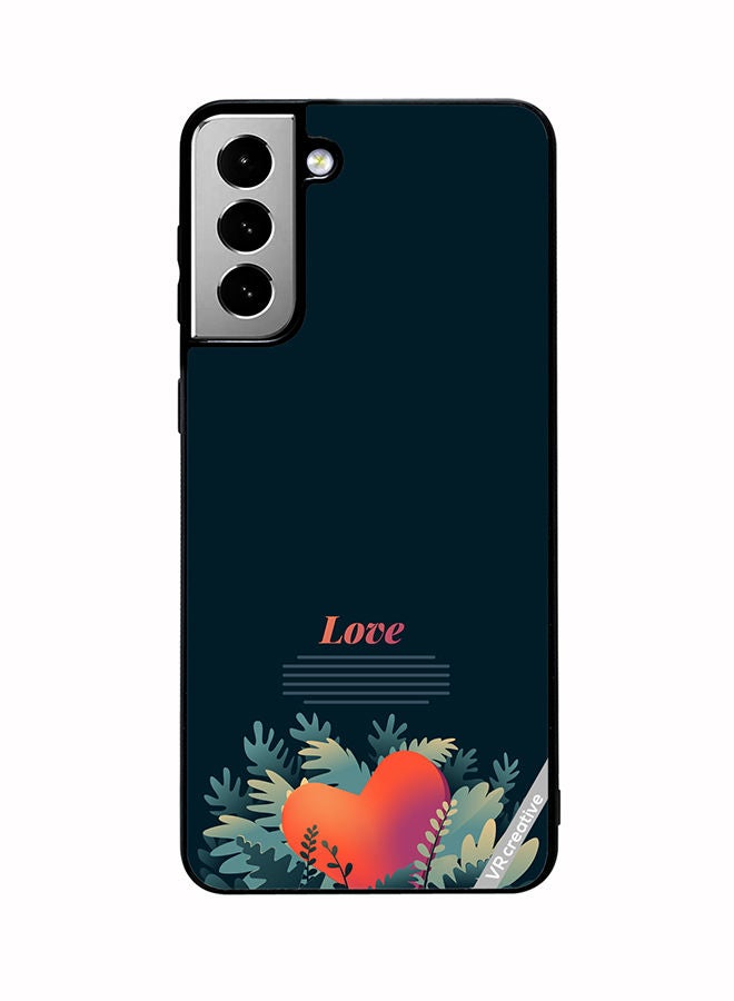 VR CREATIVE Protective Case Cover For Samsung Galaxy S21 FE 5G Love Design Multicolour - Image 1