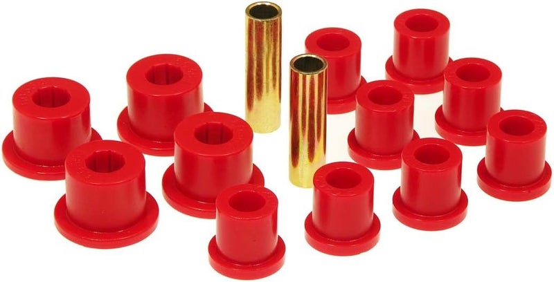 Prothane 18-1002 Red Rear Spring Eye and Shackle Bushing Kit - Image 2