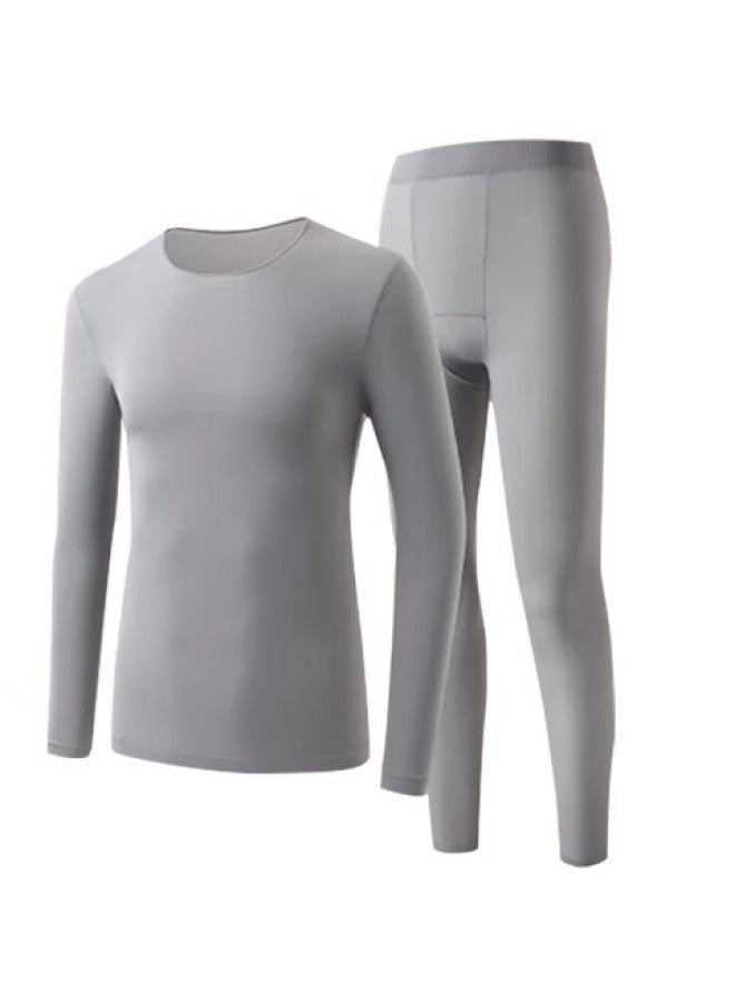Yalu Men's Ultra-thin Autumn Thermal Base Layer Skin Care Hyaluronic Acid Moisturizing Seamless Slim Fit Warm Leggings - Image 2