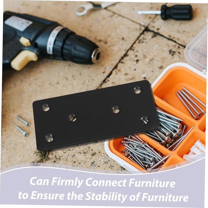 Heavy Duty Stainless Steel Corner Braces Flat Plate Bracket 10 Pack For Shelves - Image 4