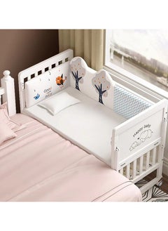 FUN MOMENT Wooden Baby Cot With Wardrobe 120×60cm  - Image 2