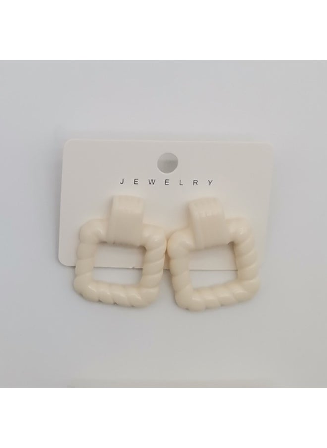 FLUFFY - Square Earring - Image 1