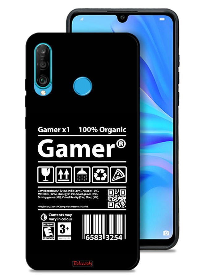 Tolwak Huawei P30 lite Protective Case Cover Gamer Sticker - Image 1