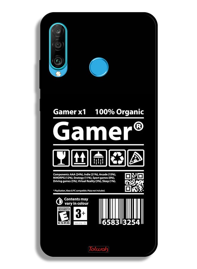 Tolwak Huawei P30 lite Protective Case Cover Gamer Sticker - Image 2