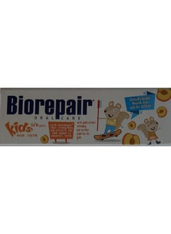 Biorepair Kids 06 Oral Care Toothpaste Peach 1.7Fl.Oz 50Ml Pack Of 2  - Image 2