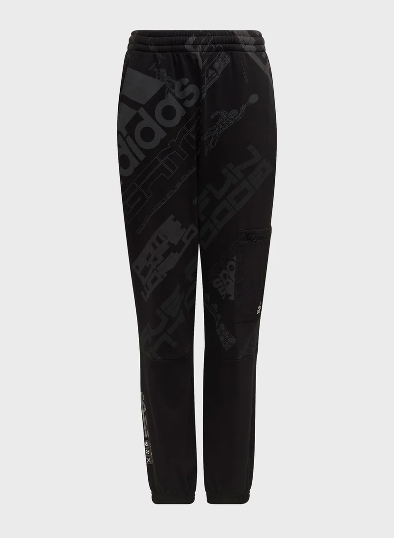 Adidas Youth Arkd3 Pocket Sweatpants