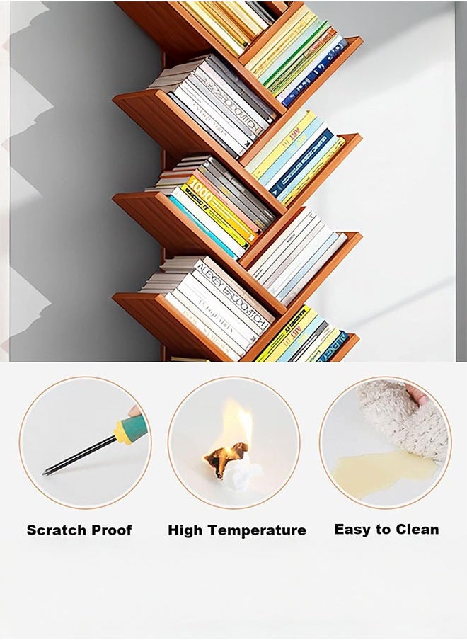 10-layer tree-like bookshelf, 10-layer bookshelves with drawers, modern bookshelves, self-standing tree-like bookshelves, practical organization shelves for home offices, living rooms, bedrooms