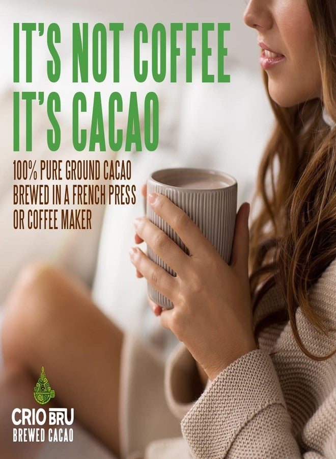 Crio Bru Double Chocolate Welcome Starter Set with Little Bag Bundle | Natural Healthy Brewed Cacao Drink | Great Substitute to Herbal Tea and Coffee | 99% Caffeine Free | Keto Honest Energy Brew And Enjoy Hot or Iced - Image 2