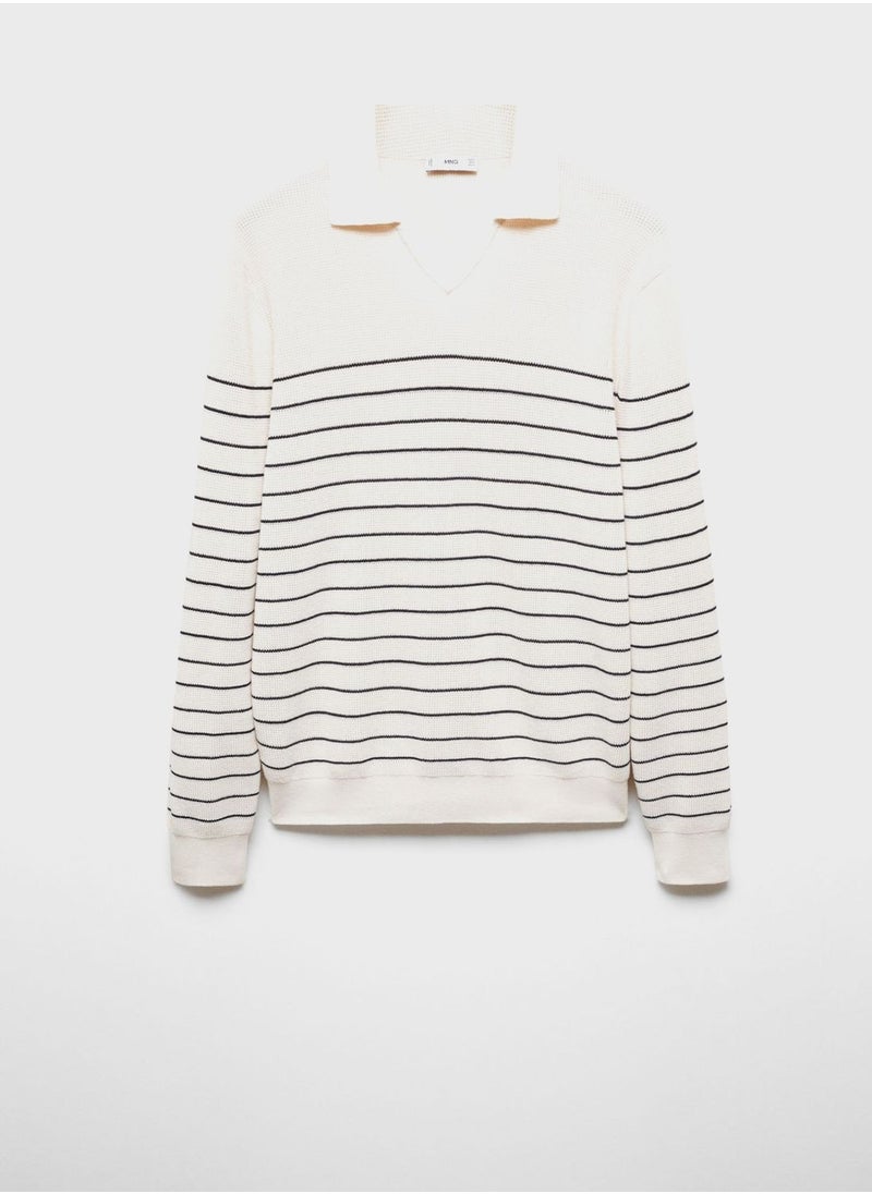 Mango Man - Striped Polo - Image 1