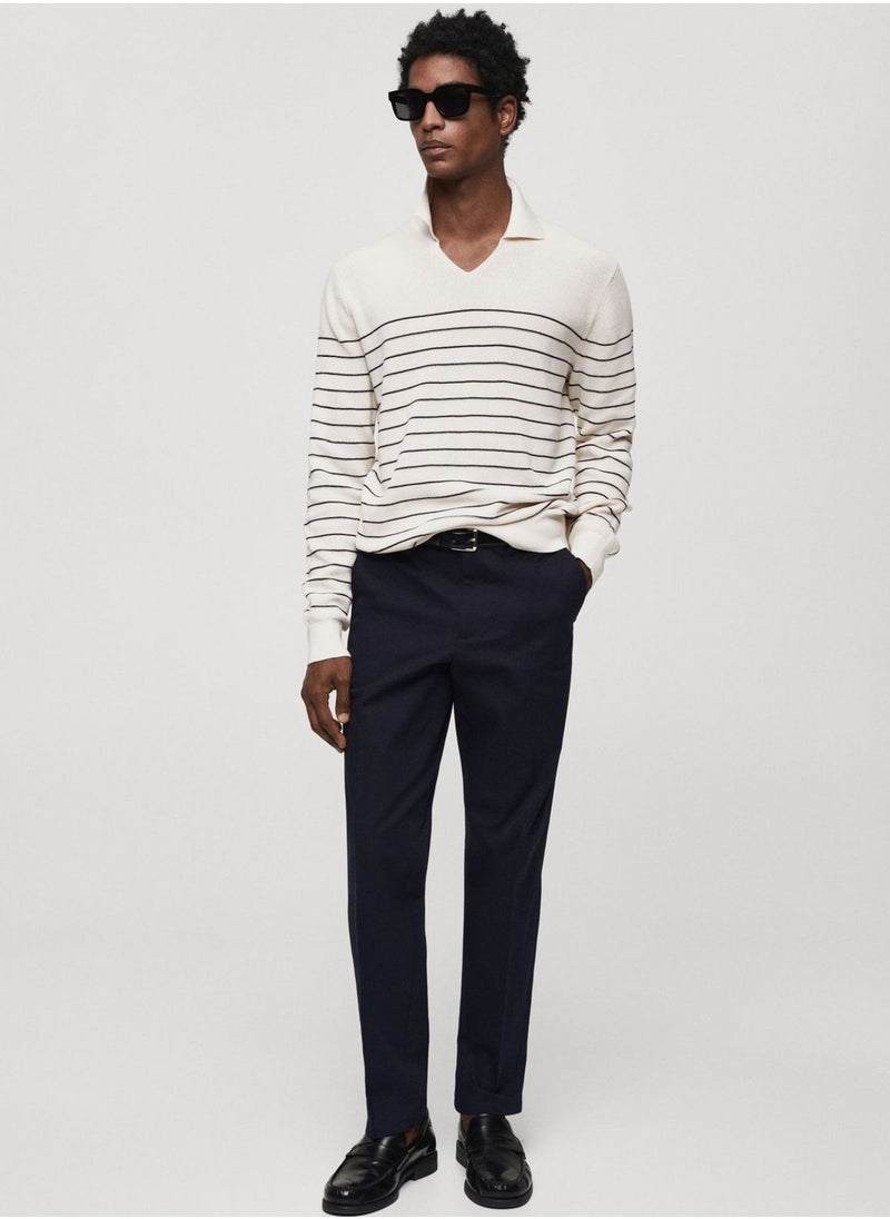 Mango Man - Striped Polo - Image 1