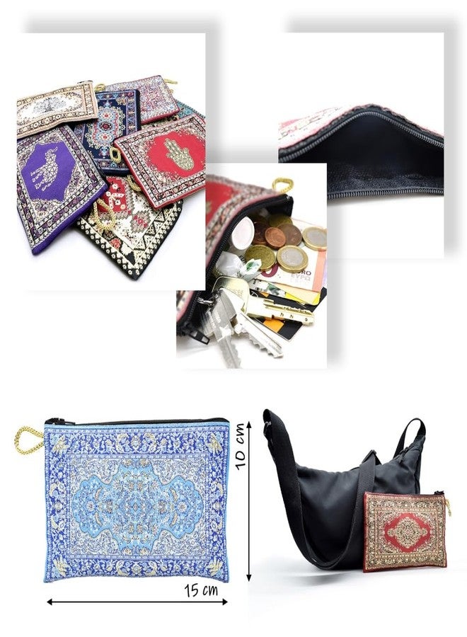 BDM Turkish Floral Print Talla unica Fabric Purse - Image 2
