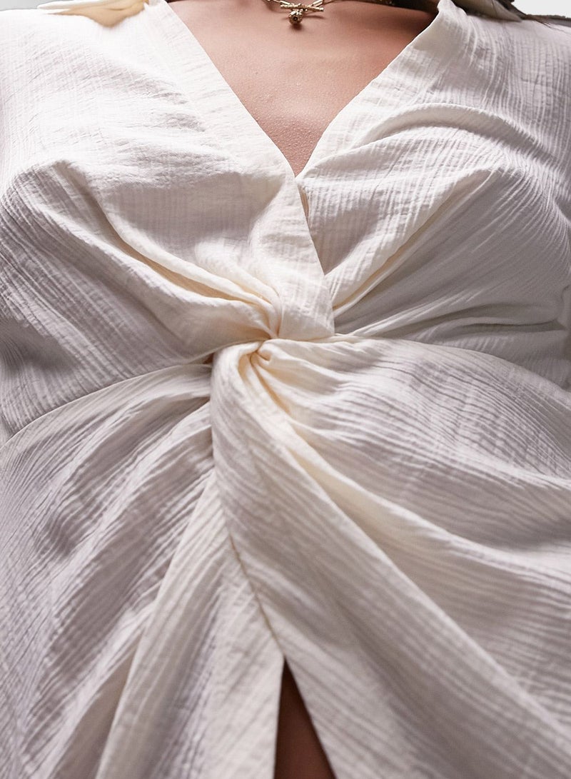 TOPSHOP Twist Front Top - Image 3