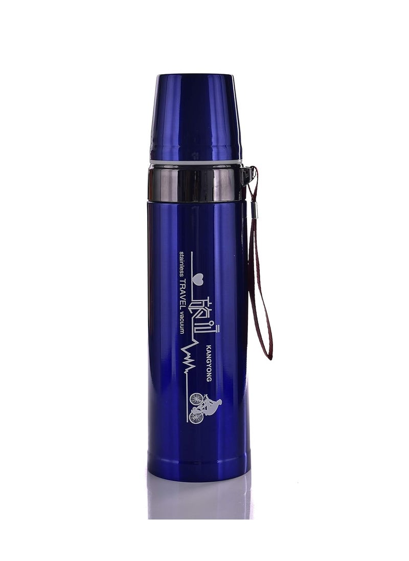 IRIS IRIS Vacuum Insulated Sports Bottle Wide Mouth Stainless Steel Water Bottle Portable LeakProof Flask for Hot and Cold Drinks  - Image 1