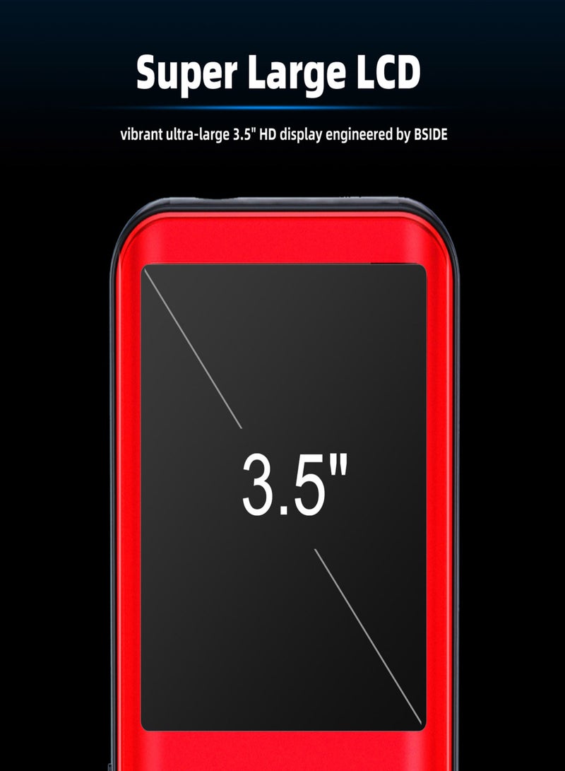 بي سايد BSIDE S10 جهاز متعدد القياسات ذكي مزود بشاشة LCD رقمية وفولتية تيار متردد/مستمر ومقياس أوم واختبار المقاومة والسعة والتردد والديود والاستمرارية وخط مباشر مع ضوء فلاش وبيانات التثبيت - Image 2