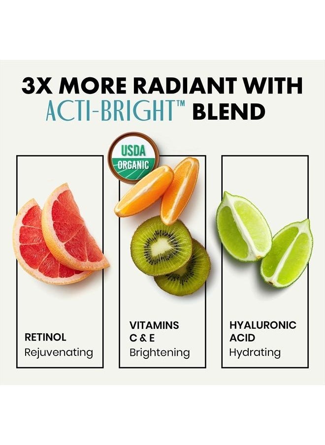 Eclat Skincare - Pure Hyaluronic Acid Serum for Face with 10 Antioxidants - 100% Organic & Vegan - Dermatologist Developed Moisturizing HA Serum - Anti-Aging Face Serum for Hydrating, Firming and Plumping Skin - Image 1