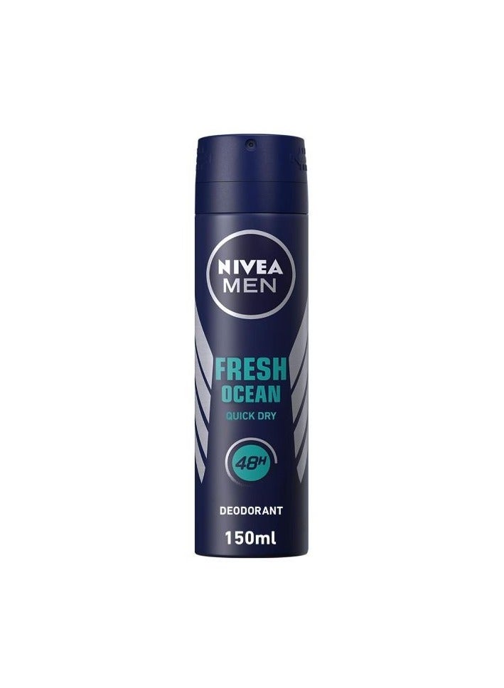 نيفيا مزيل العرق رذاذ المحيط المنعش-150مل - Image 1