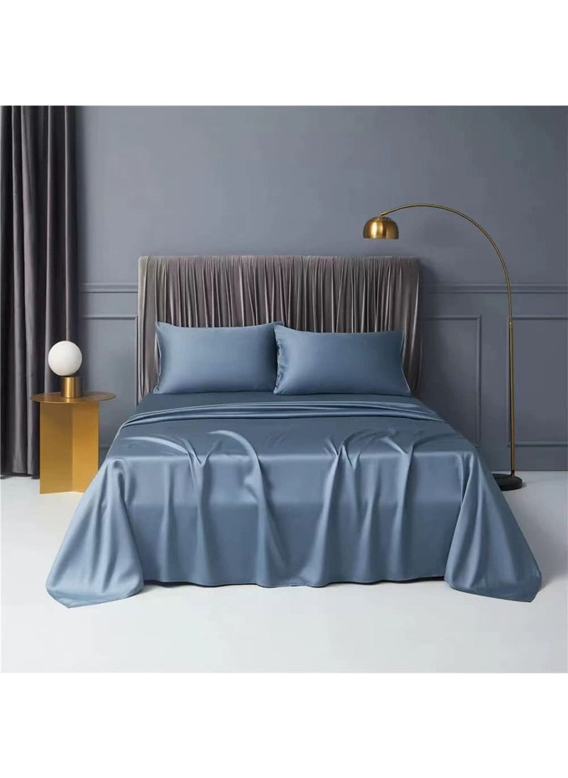 ليموس - طقم ملاءات سرير لايوسل من Tencel 100٪ مكون من 4 قطع 1 شرشف مسطح 1 شرشف مثبت و 2 كيس وسادة - Image 1