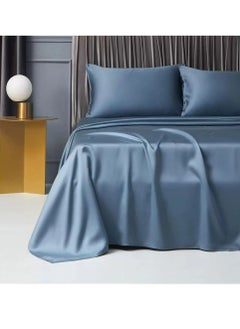 ليموس طقم ملاءات سرير لايوسل من Tencel 100٪ مكون من 4 قطع 1 شرشف مسطح 1 شرشف مثبت و 2 كيس وسادة  - Image 3