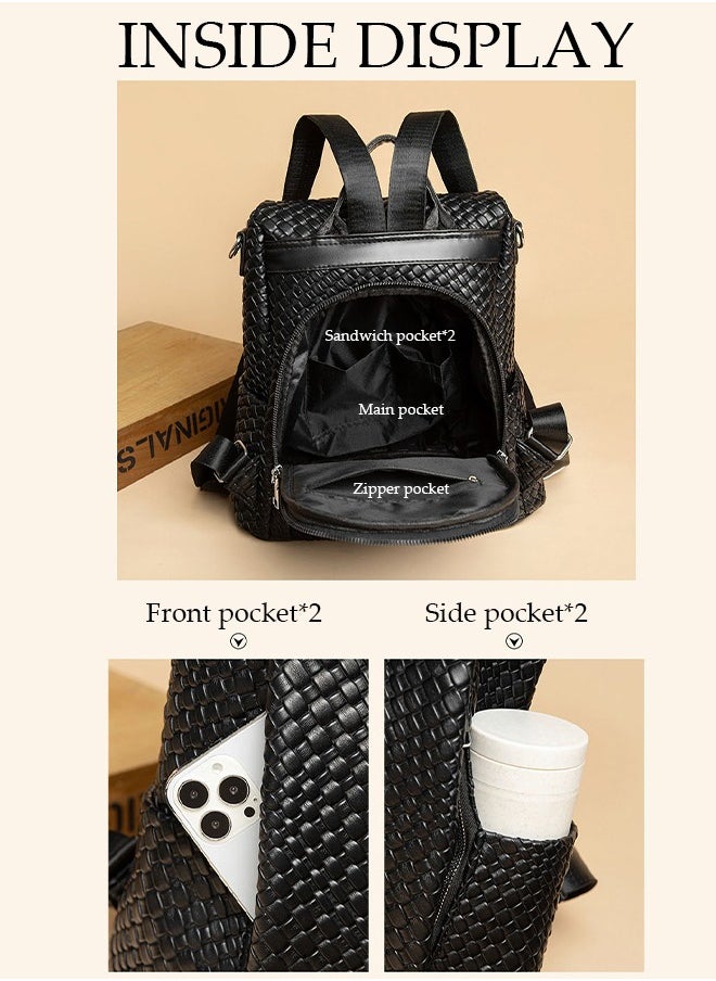 DUNISO - 2 in 1 Women's Backpack Fashionable Travel Backpack For Women Large Capacity School Backpack Shoulder Bag with Detachable Shoulder Strap For College Girls Students - Image 1