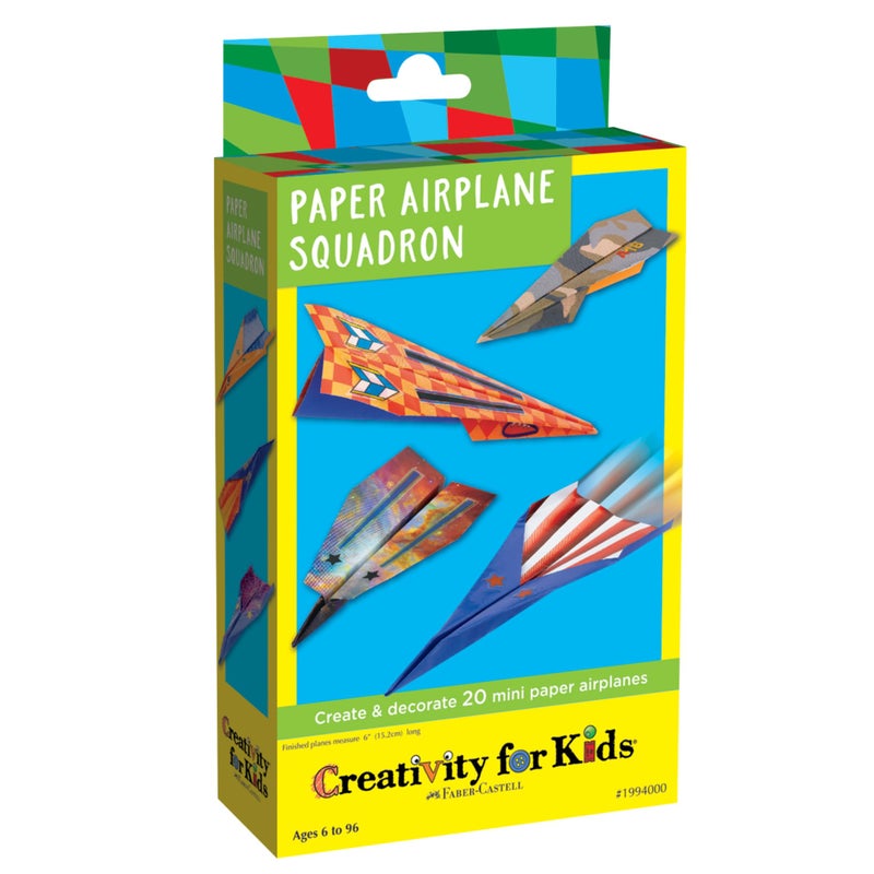 Creativity for Kids Faber-Castell Creativity for Kids Paper Airplane Squadron: Arts and Crafts - Kids - Creativity - Fun Aviation - Image 1