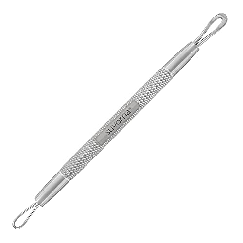 Suvorna White Head Remover for Face Pimple Extractor Pimple Popper Whitehead Remover for Face Comedone Extractor Tool Pimple Extractor Tool Pimple Popper Tool