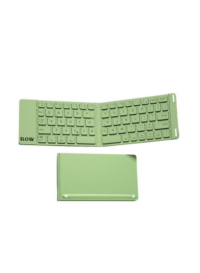 بي.أو.دب لوحة مفاتيح بلوتوث لاسلكية قابلة للطي عالمية لأجهزة آيباد والكمبيوتر اللوحي والهاتف والكمبيوتر المكتبي، لوحة مفاتيح صغيرة - Image 3