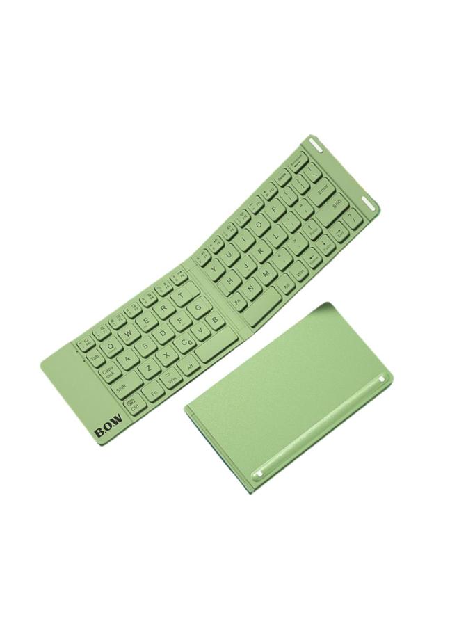 بي.أو.دب لوحة مفاتيح بلوتوث لاسلكية قابلة للطي عالمية لأجهزة آيباد والكمبيوتر اللوحي والهاتف والكمبيوتر المكتبي، لوحة مفاتيح صغيرة - Image 2