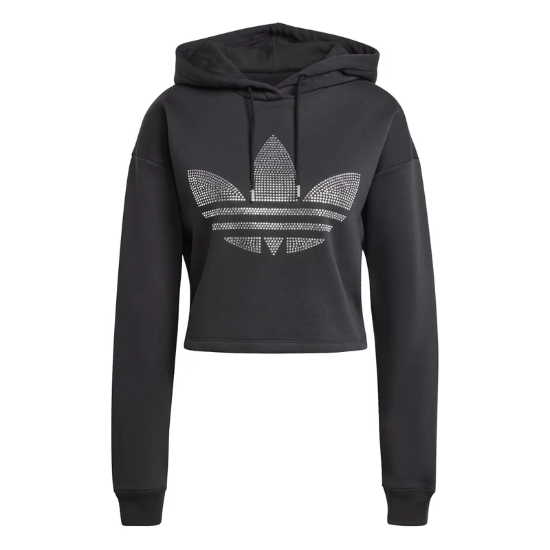 adidas سويت شيرت نسائي بلاينج هودي أسود أوريجينالز