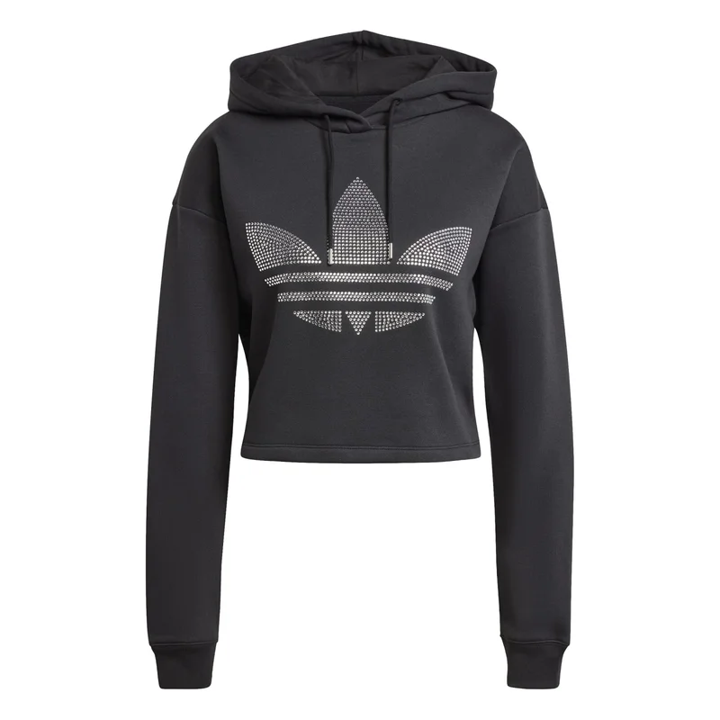 adidas سويت شيرت نسائي بلاينج هودي أسود أوريجينالز
