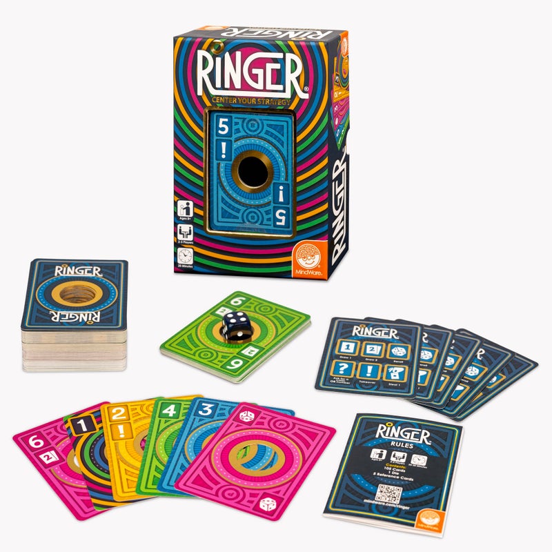 MindWare Ringer Family Card Game - Portable Card Game for Travel & Game Night - Easy to Learn, Fun to Play - Image 1