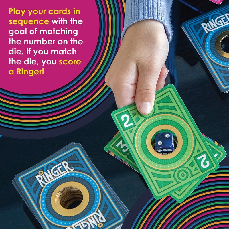 MindWare Ringer Family Card Game - Portable Card Game for Travel & Game Night - Easy to Learn, Fun to Play - Image 4