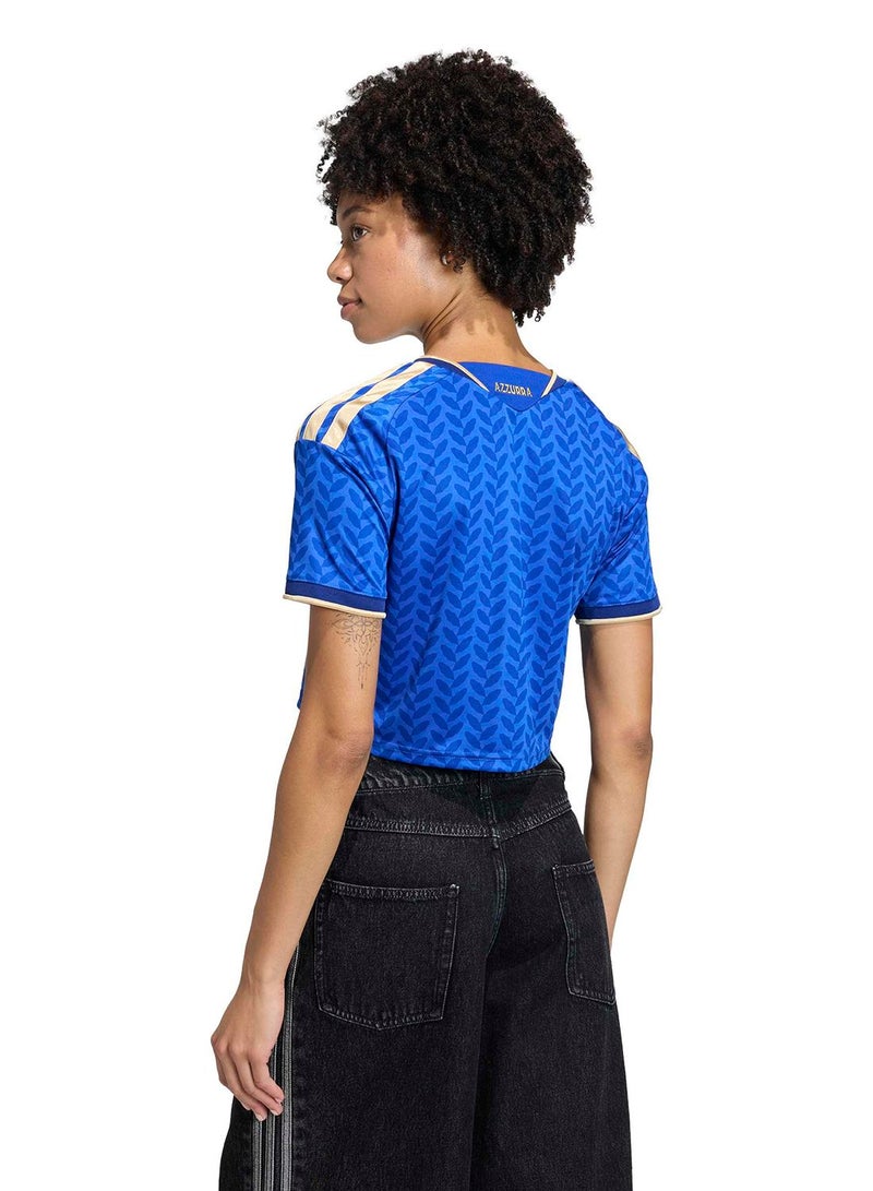 Adidas Italy 26 Home Cropped Jersey - Image 2