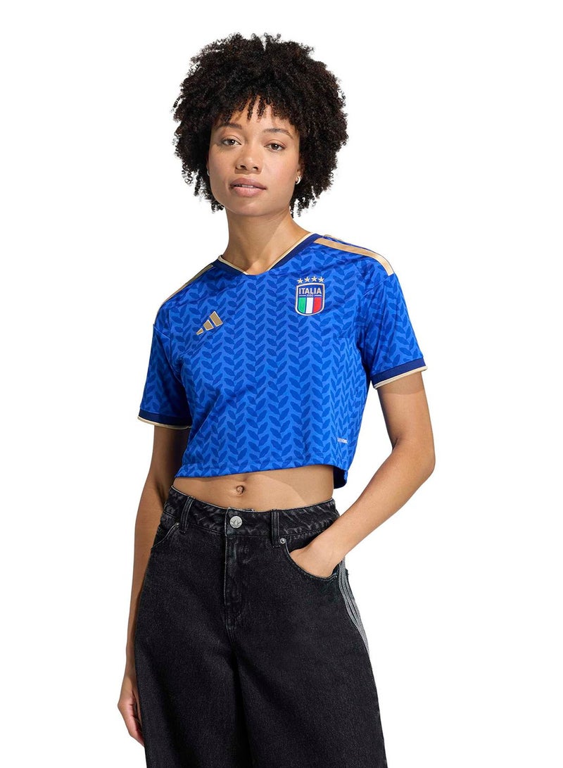 Adidas Italy 26 Home Cropped Jersey - Image 1