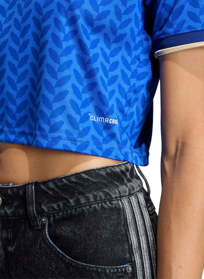 Adidas Italy 26 Home Cropped Jersey - Image 4