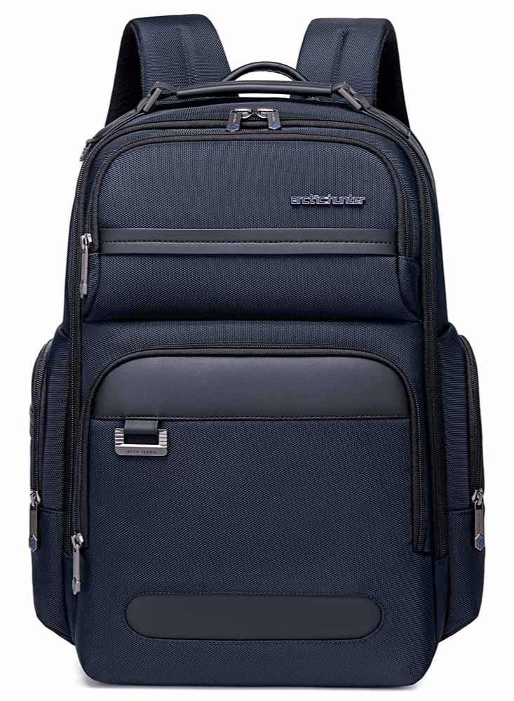 ARCTIC HUNTER Large Business Travel Laptop Backpack, Durable Trip Bag with Independent Laptop and Tablet Computer Compartment for Men, Blue - Image 1