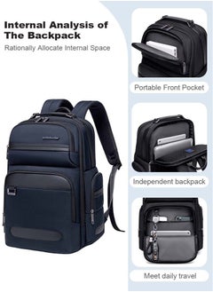 ARCTIC HUNTER Large Business Travel Laptop Backpack, Durable Trip Bag with Independent Laptop and Tablet Computer Compartment for Men, Blue  - Image 5