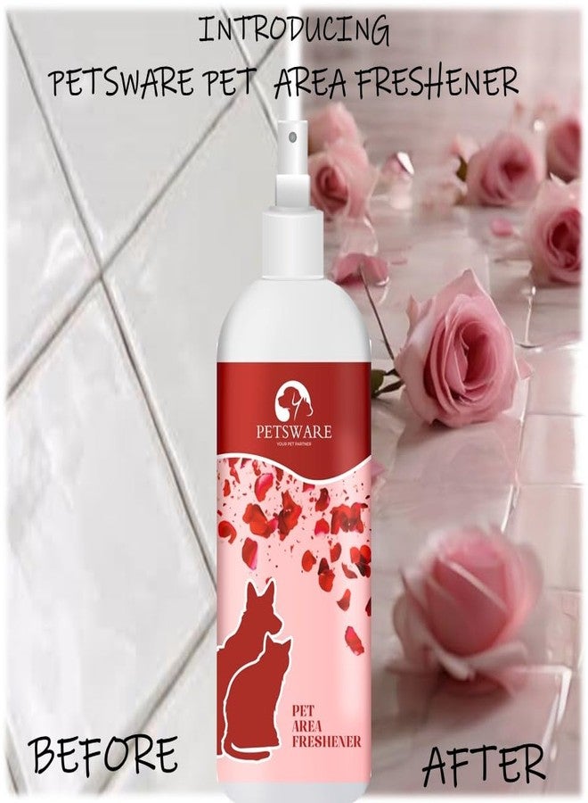 PETSWARE معطر منطقة الحيوانات الأليفة من بيتسوير - ٢٠٠ مل | مزيل روائح الحيوانات الأليفة ذو أساس مائي | آمن للحيوانات الأليفة والأطفال | بتقنية حيوية | آمن على البشرة | مزيل رائحة البول | يمكن استخدامه على جميع الأسطح (لون وردي) - Image 4