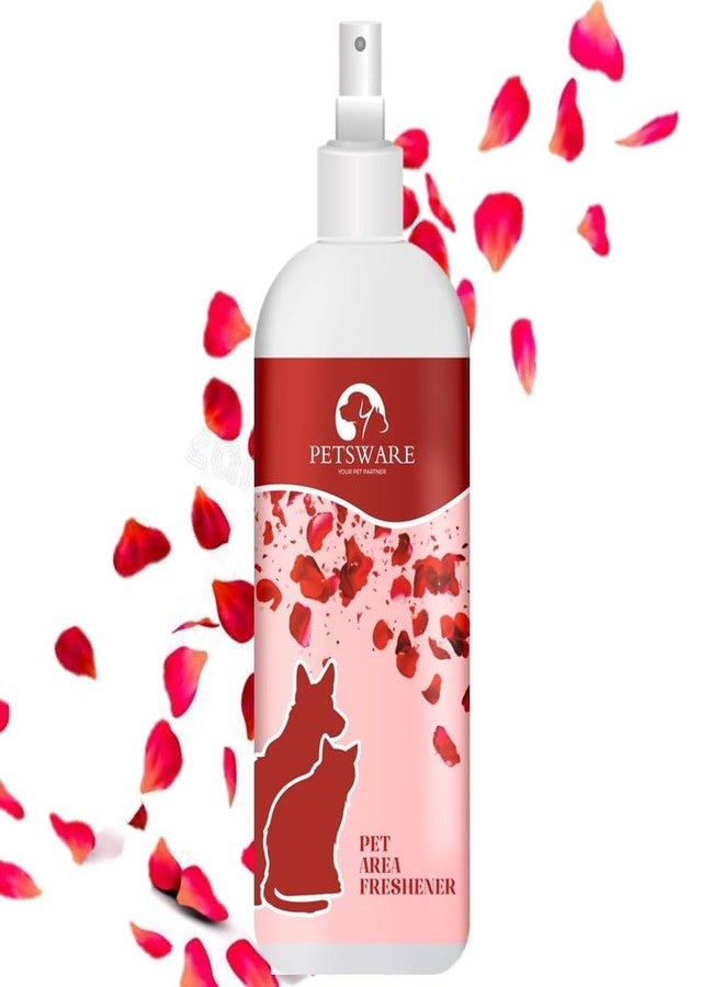 PETSWARE معطر منطقة الحيوانات الأليفة من بيتسوير - ٢٠٠ مل | مزيل روائح الحيوانات الأليفة ذو أساس مائي | آمن للحيوانات الأليفة والأطفال | بتقنية حيوية | آمن على البشرة | مزيل رائحة البول | يمكن استخدامه على جميع الأسطح (لون وردي) - Image 1