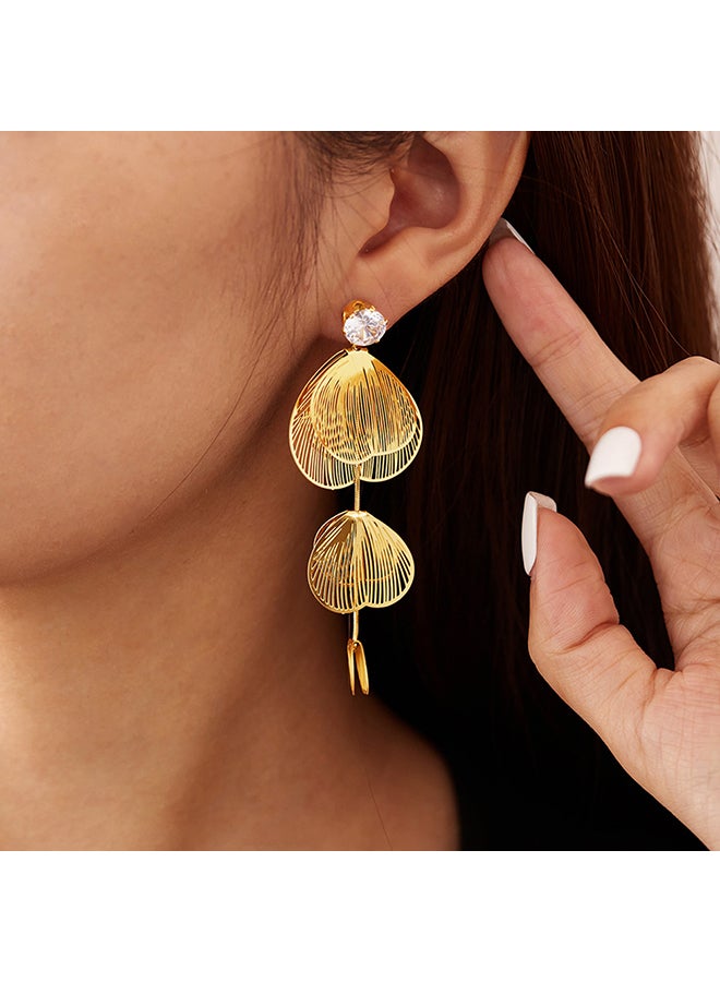 Tassel Earrings For Women, Stainless Steel, Fashionable, Exaggerated, Long, High-End, Light Luxury Earrings - Image 3